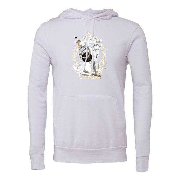 Black gold plaster head Bella canvas hoodie 3719